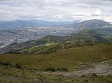 Ecuador Quito 03-03 TeleferiQo South Quito Here is a view of South Quito taken from the TeleferiQo station in Cruz Loma at 4100m.
